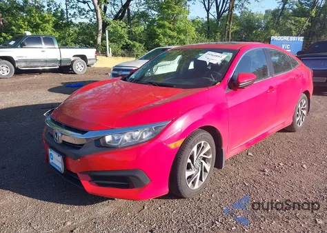 2017 Honda Civic Ex from USA, damaged, VIN 2HGFC2F76HH551317
